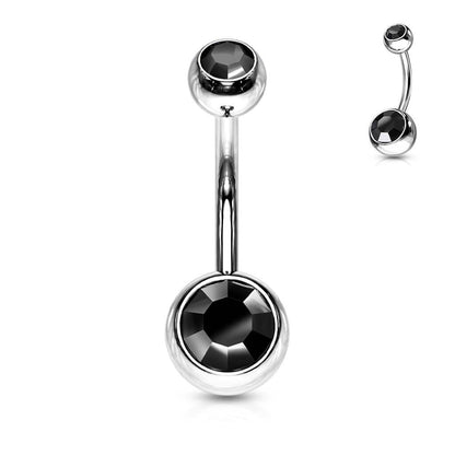 Piercing Nombril Bille Zircone