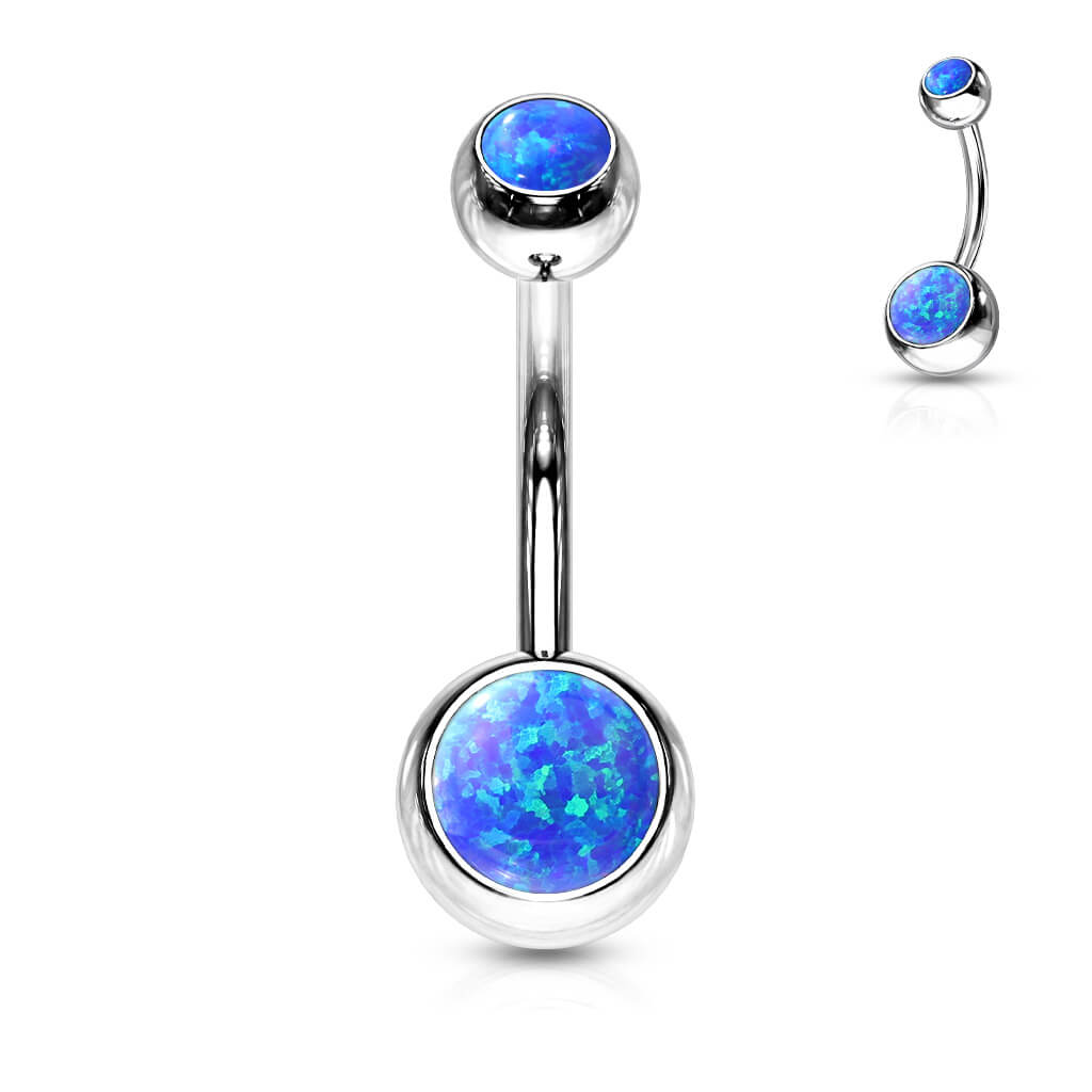 Bauchnabelpiercing Opal