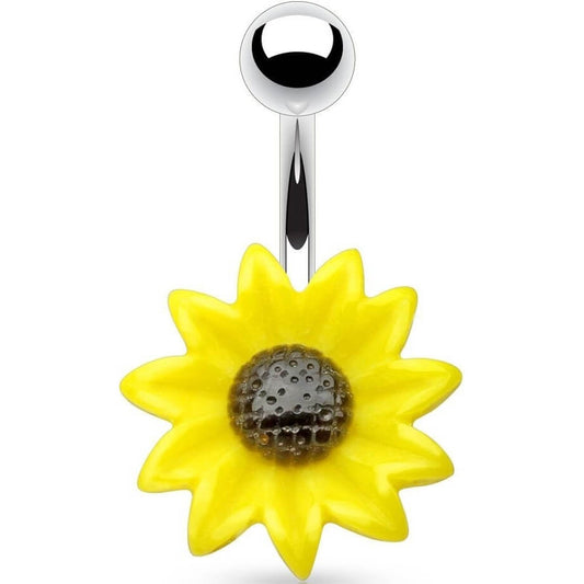 Piercing ombligo Girasol