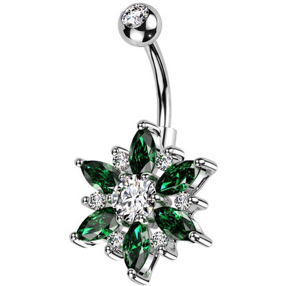 Piercing Nombril Fleur Marquise