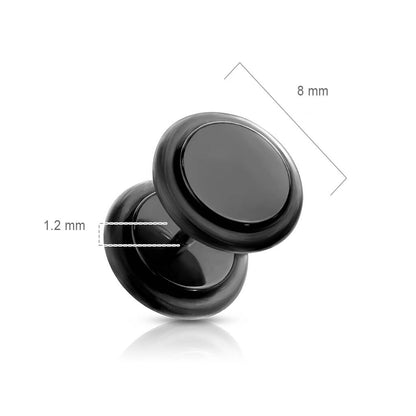 Acrylic Fake Plug Acrylic Silicon O-Ring