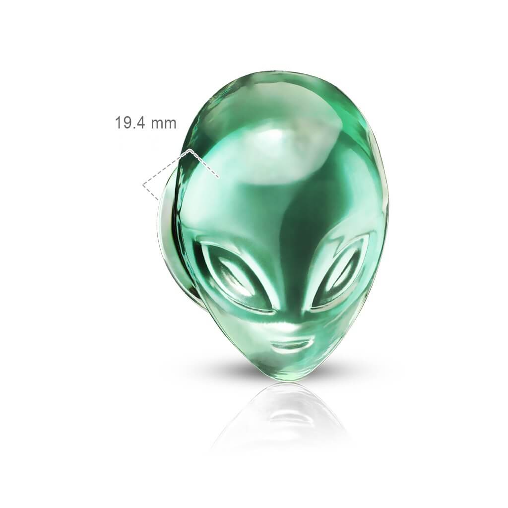 Glas Plug Alien Glas