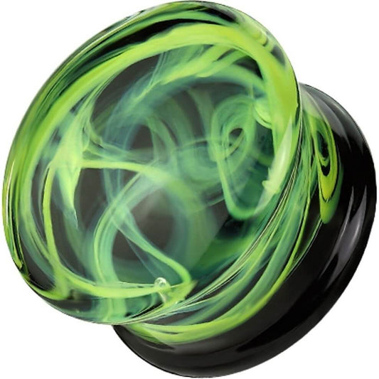 Glass Plug Green Smoke