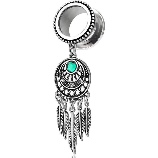 Tunnel Dream Catcher dangle Silver