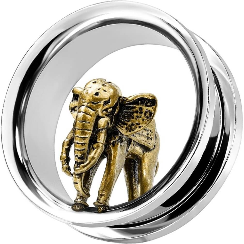 Plug Elefant Gold