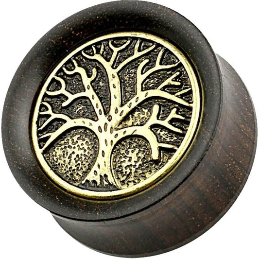 Plug Tree of Life Ebony Wood