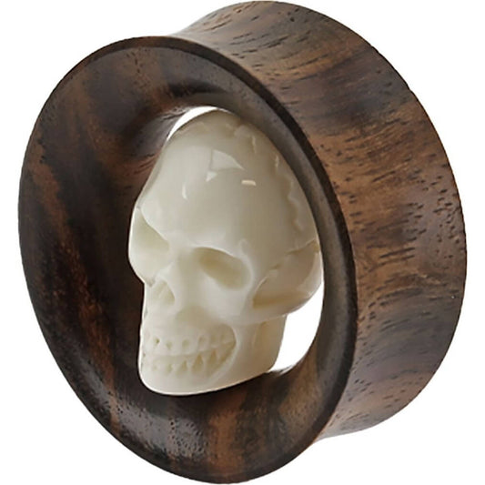 Túnel Madera de sono con calavera