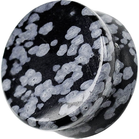 Plug Snowflakes Obsidian