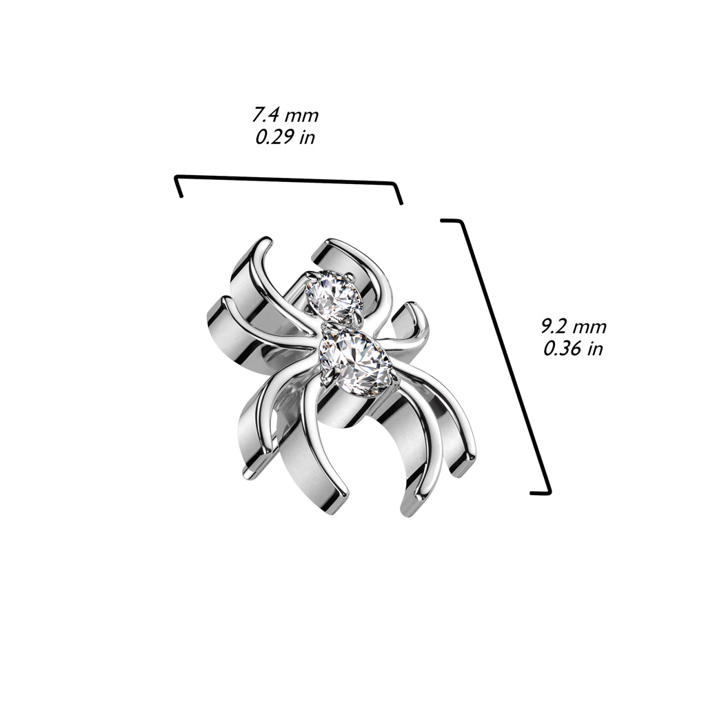 Top Spinne Zirkonia Push-In