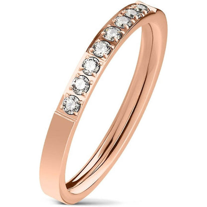 8 Zirconia Roségold