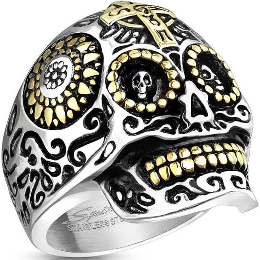 Skull Gold Silver