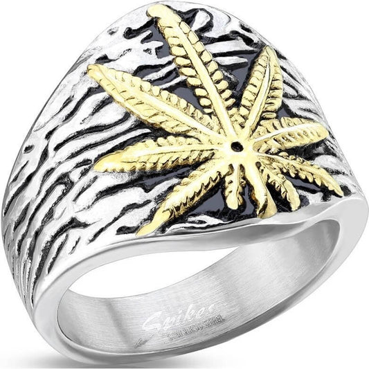 Hemp Leaf Silver