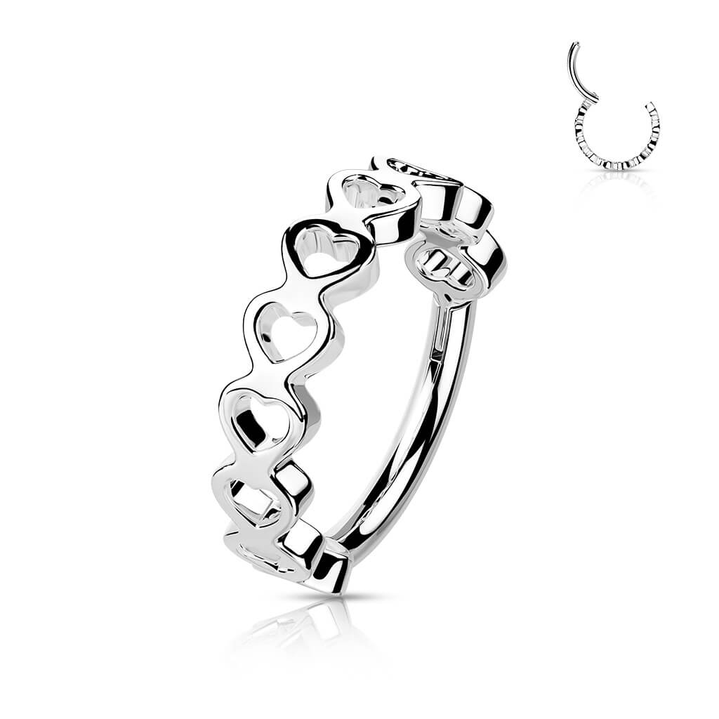 Anillo Corazones Clicker