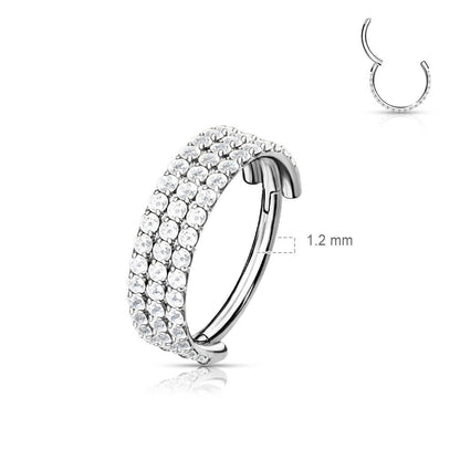 Titanium Ring Zirconia Clicker