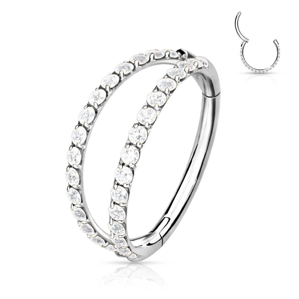 Titanium Ring Zirconia Clicker