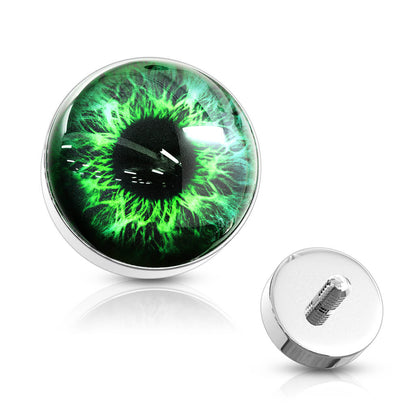 top dermal anchor eyeball Internally Threaded