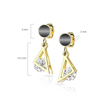 Triangle dangle Zirconia