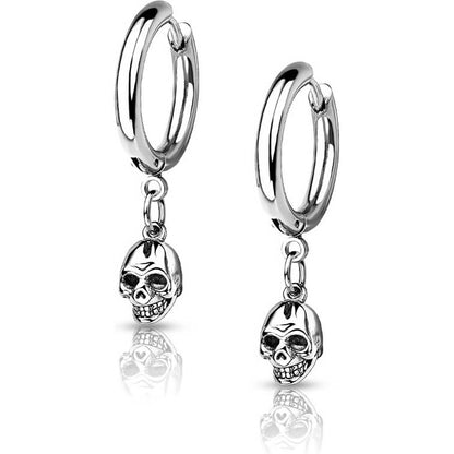 Skull Black dangle Clicker