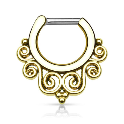 Septum clicker tribal clicker