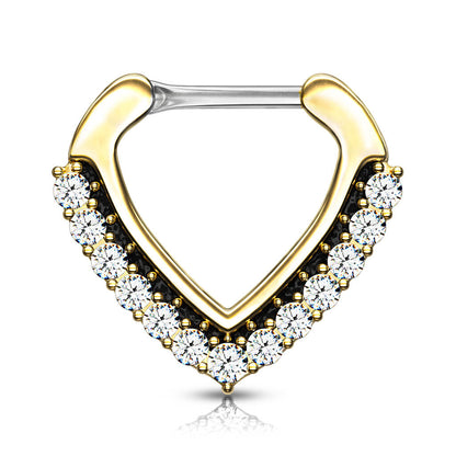 Septum Clicker Triangle Zirconia Cliqueur