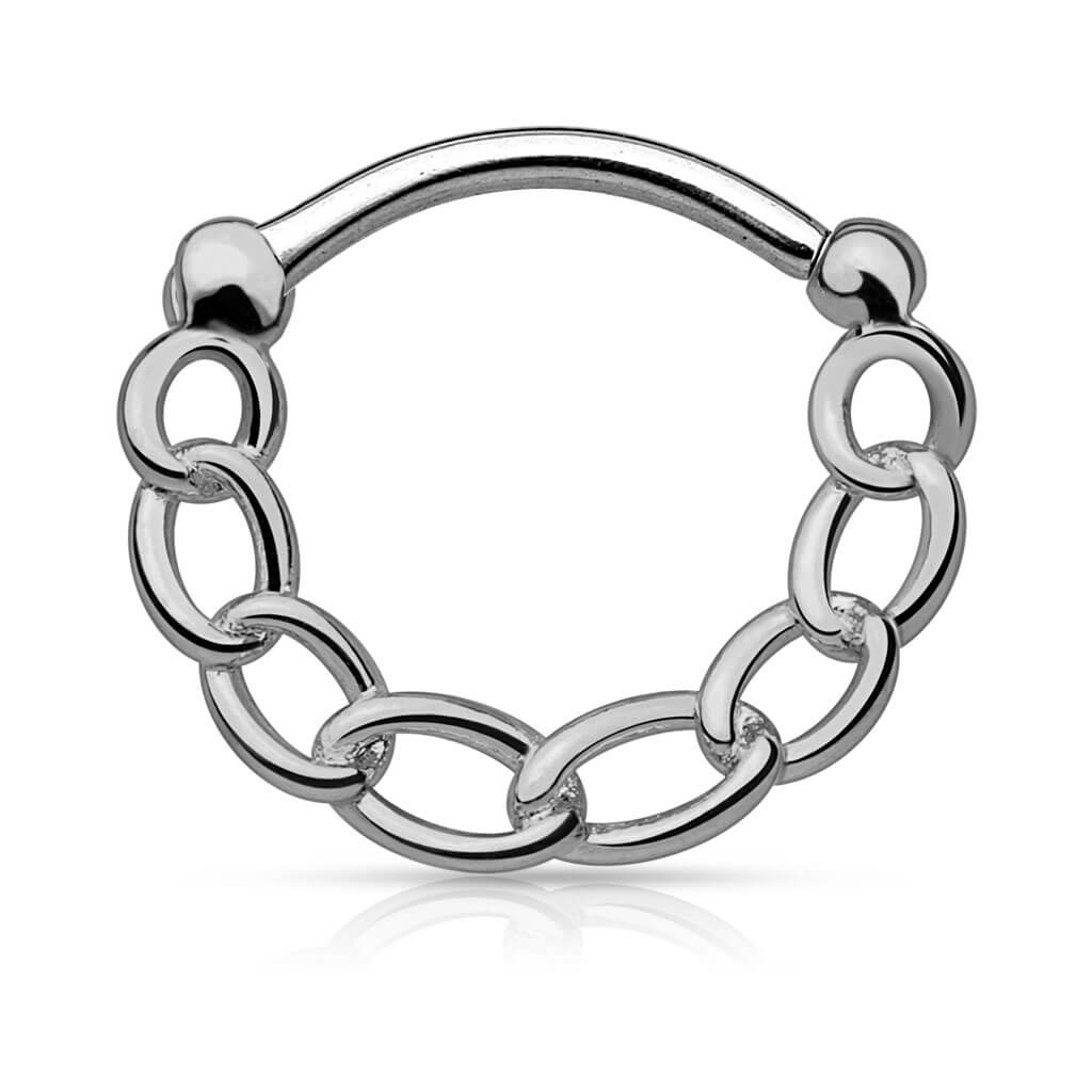 Septum Piercing Clicker Kette Clicker