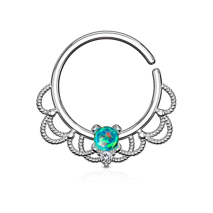 Ring Filigree Opal Bendable