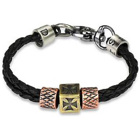 Bracelet Croix de Fer Noire