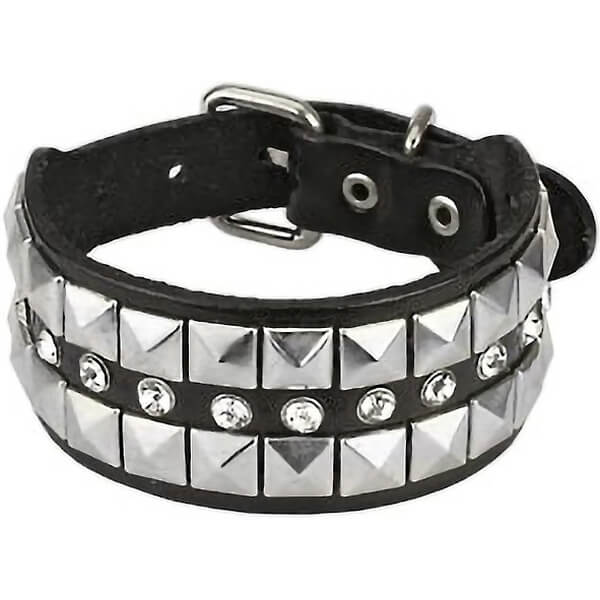 Bracelet Rivets Noir