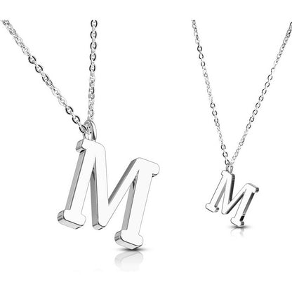 Collier Lettres A-Z Argent