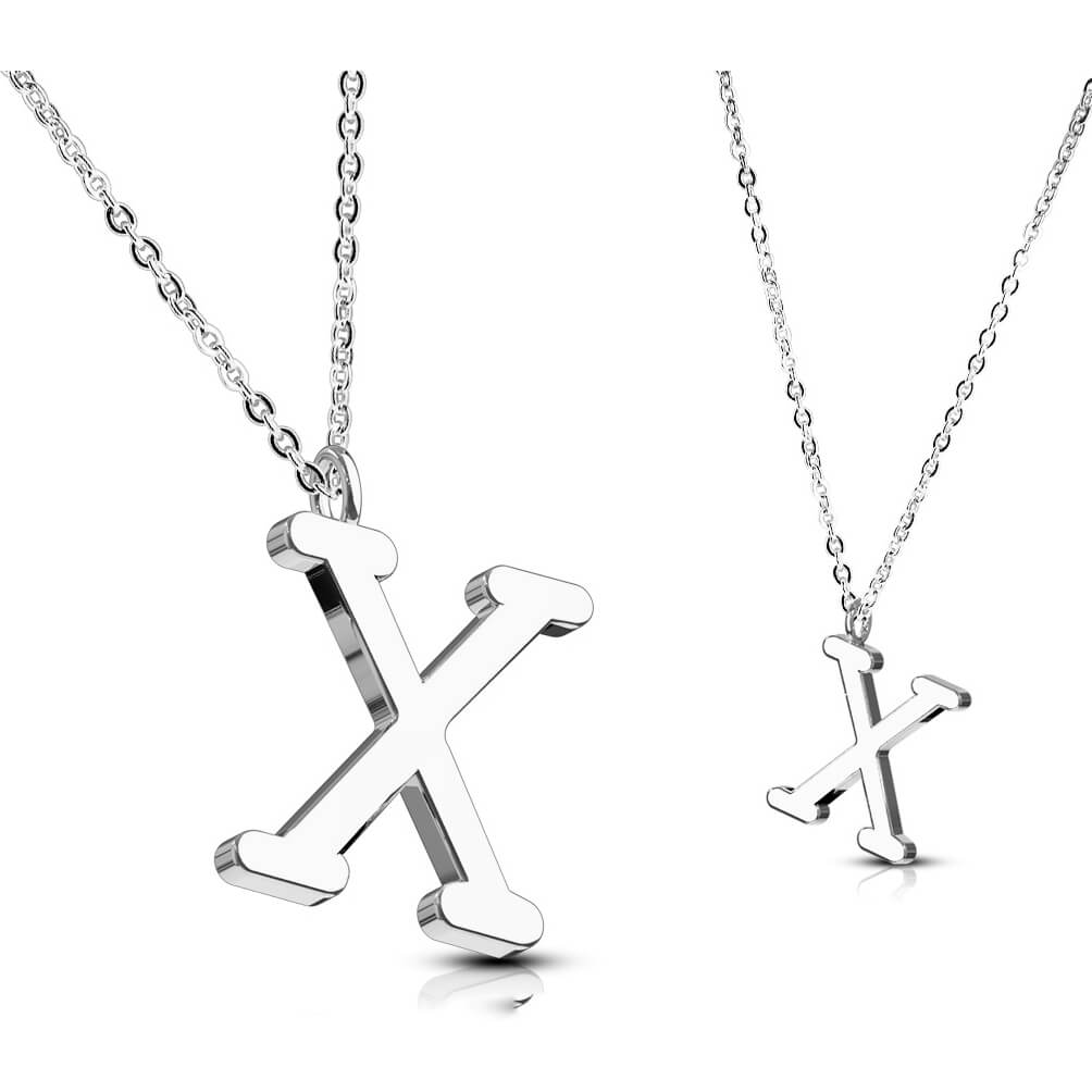 Collier Lettres A-Z Argent