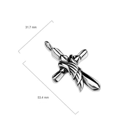 Cross Wings Silver