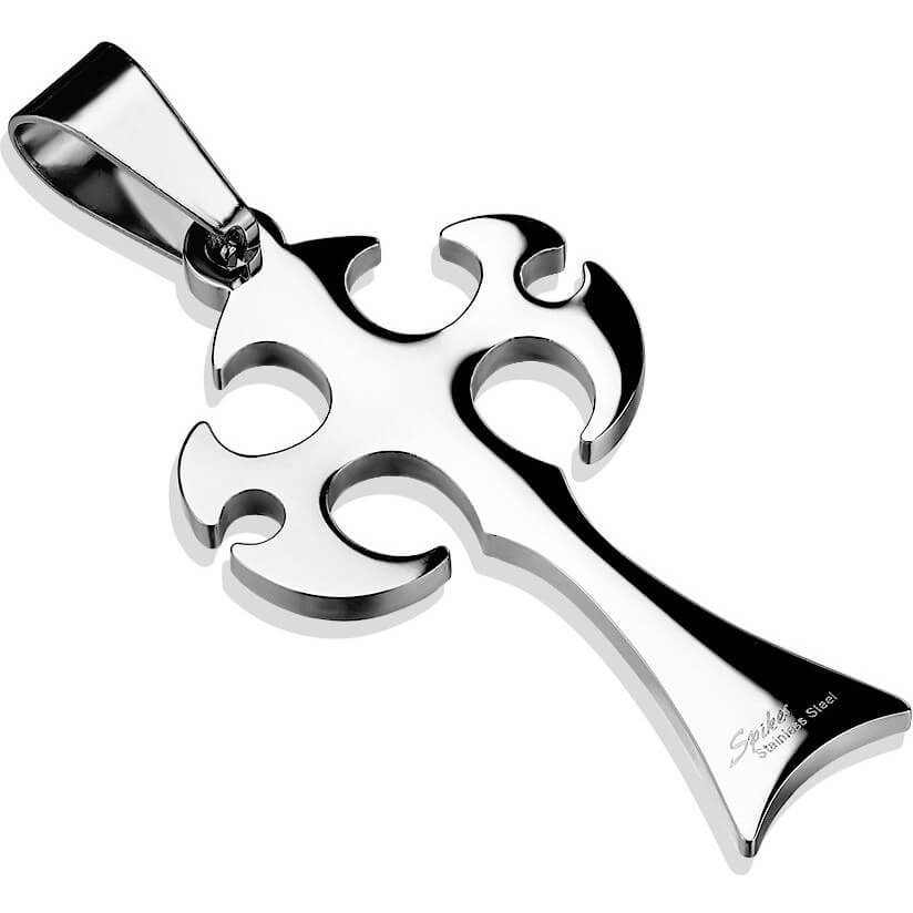 Collier Croix Gothique Argent