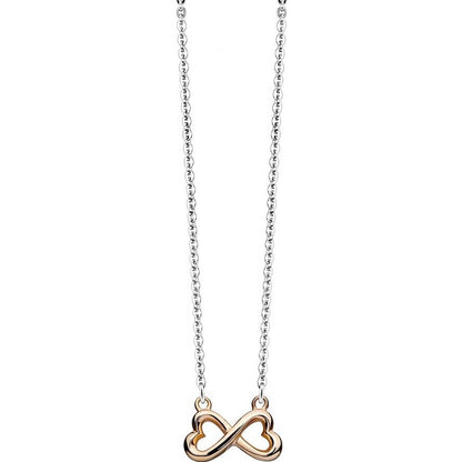 Collier Double Cœur Infini