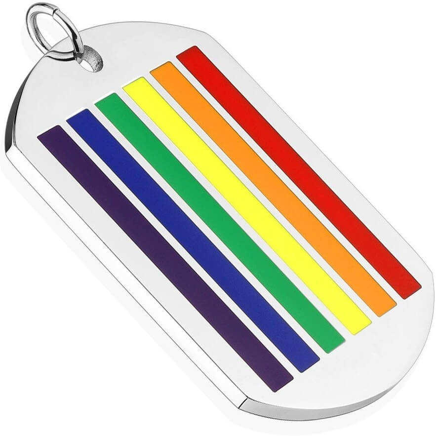 Dog Tag Rainbow