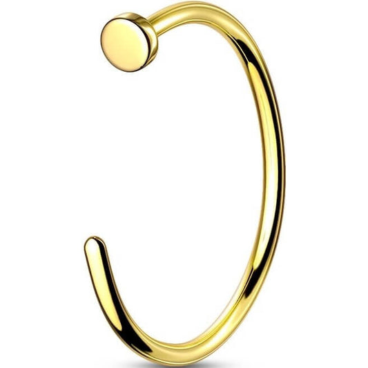 Nasenstecker Hoop Halber Hoop Ring