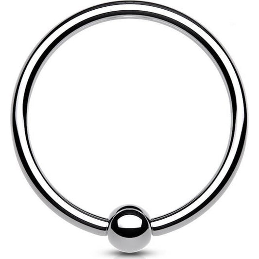 Titanium Ring Ball Bendable