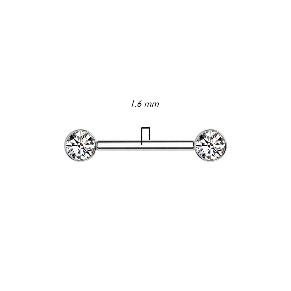 Titane Téton Zircone Filetage Interne