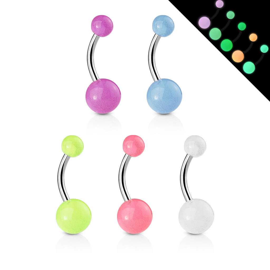 Piercing Ombelico Luminescente al buio