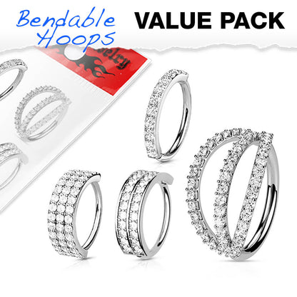 Ring Set Zirconia Bendable