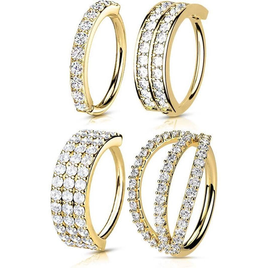 Ring Set Zirkonia Biegbar