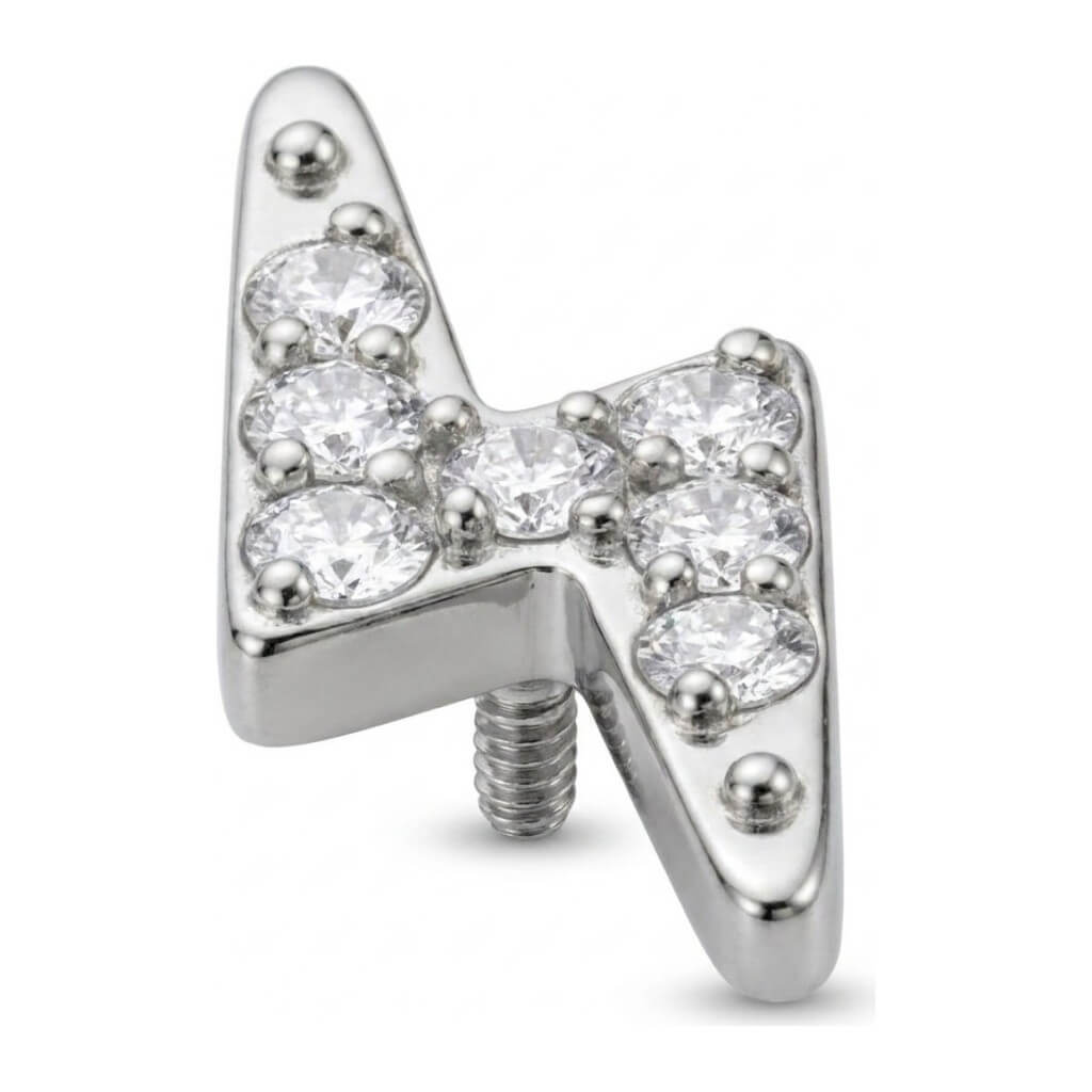 Titanium Top Electric Lightning Bolt Internally Threaded