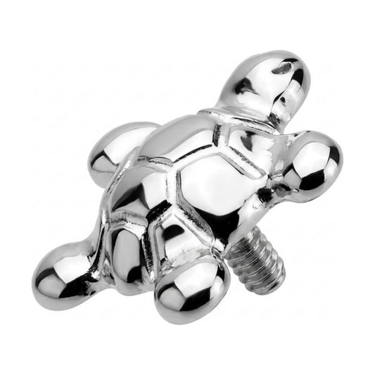 Titanium Top Sea Turtle Ocean Creature Internally Threaded