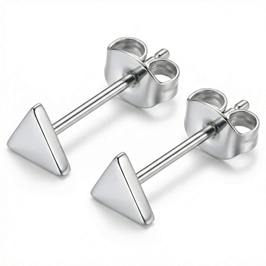 Titanium Earring Triangle Geometric Shape