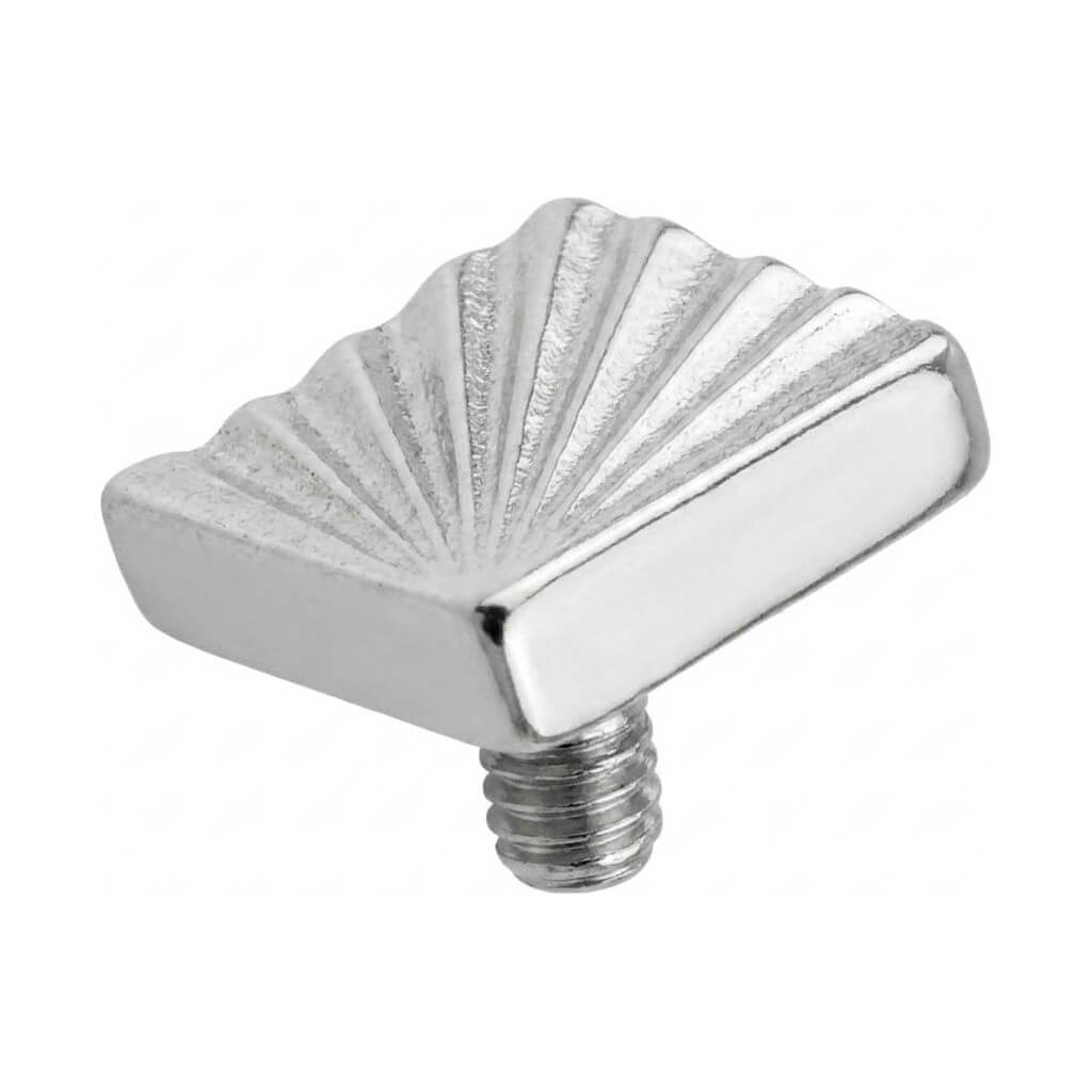 Titanium Top Art Deco Fan Internally Threaded