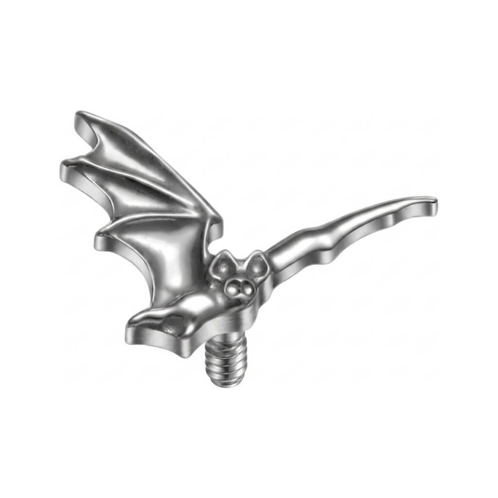Titanium Top Bat With Spread Wings Internally Threaded