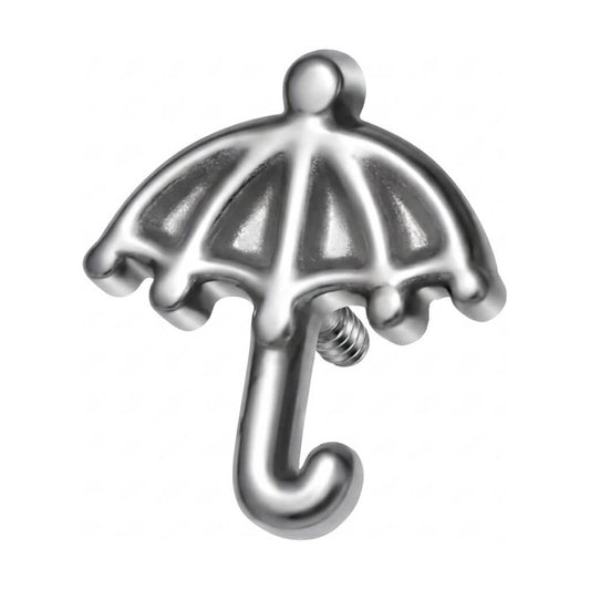 Titanium Top Open Rain Umbrella Internally Threaded