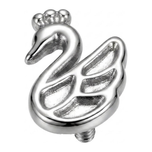 Titanium Top Swan With A Crown Internally Threaded