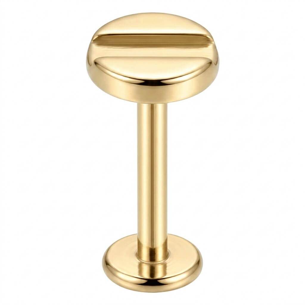 Titanium Labret Screw Internally Threaded