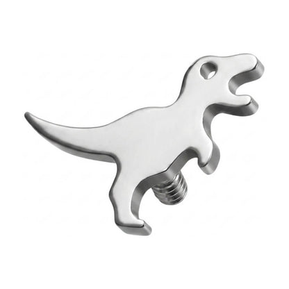 Titanium Top Roaring T-Rex Dinosaur Internally Threaded